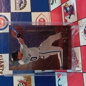 Gary Sheffield 1996 fleer metal universe baseball card